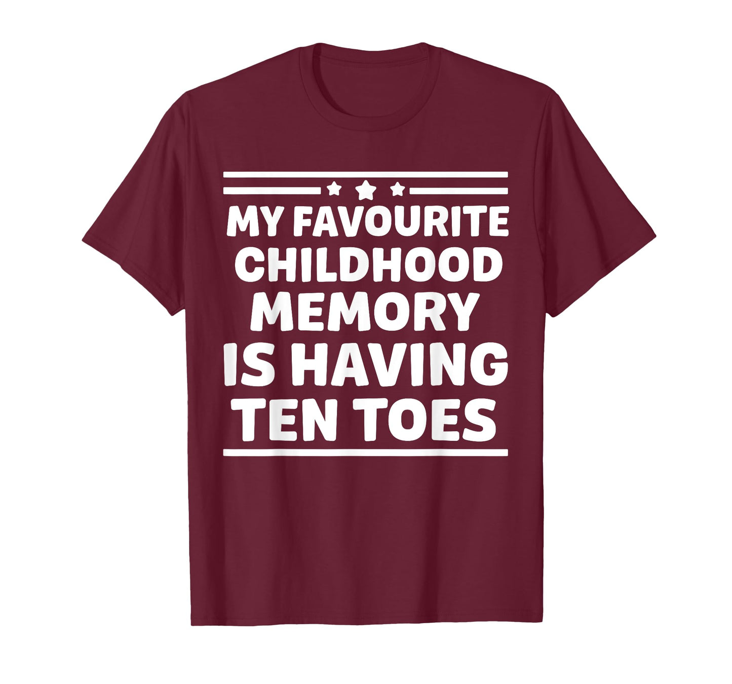 Childhood Memory Funny Amputated Toes & Toe Amputee T-Shirt