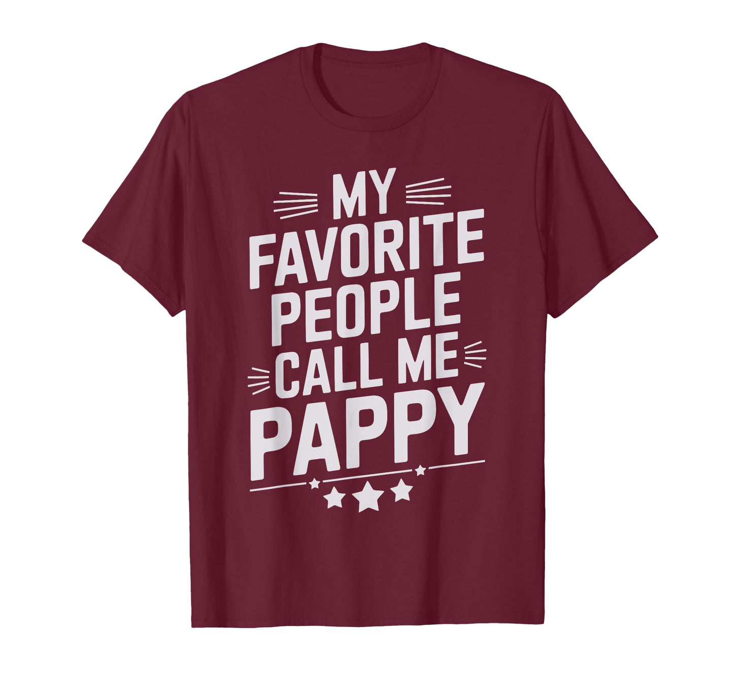 Best Pappy Design For Grandpa Grandfather Father's Day Pappy T-Shirt