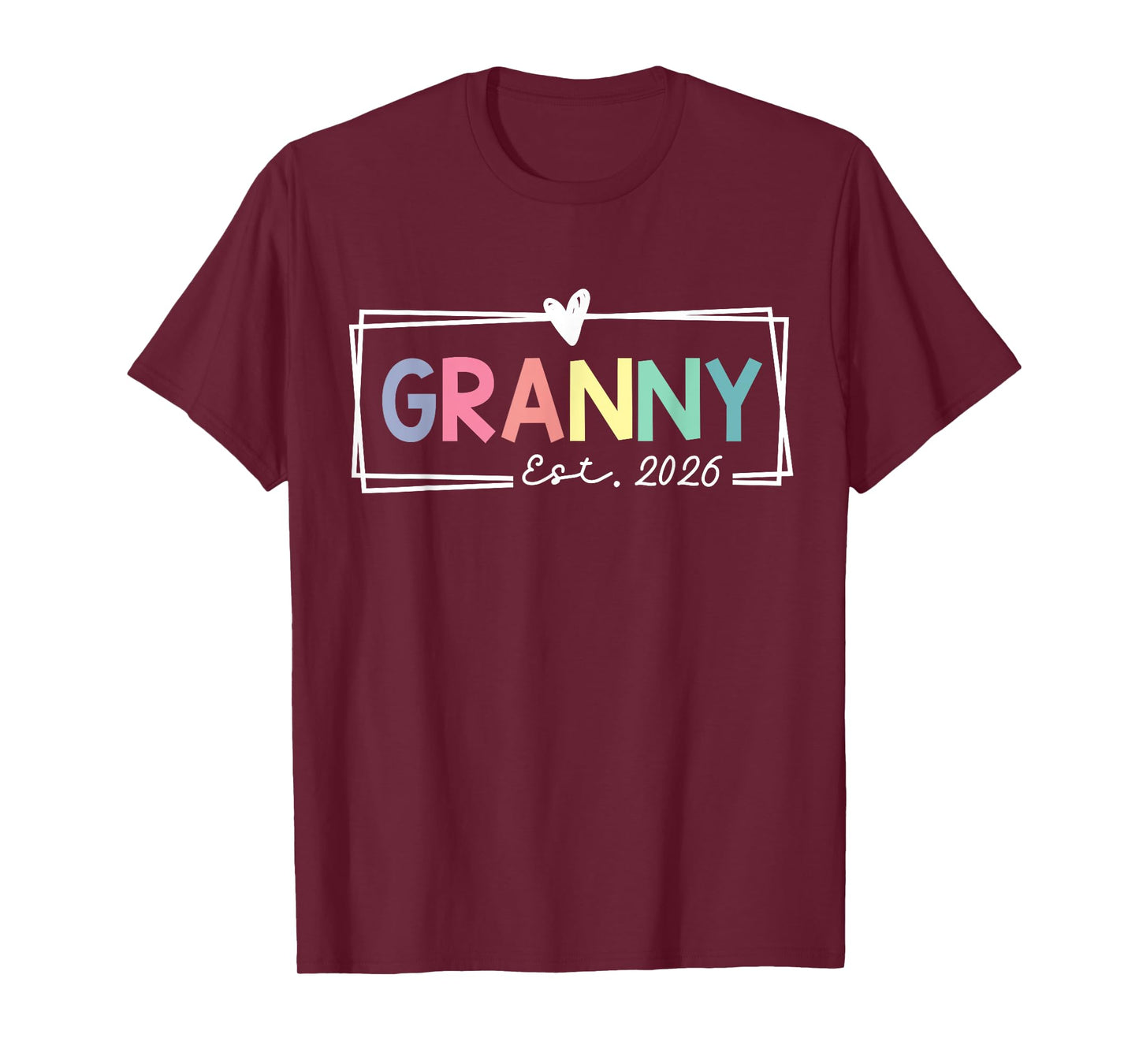 Granny Est 2026 Promoted To Grandma 2026 For Grandmother T-Shirt