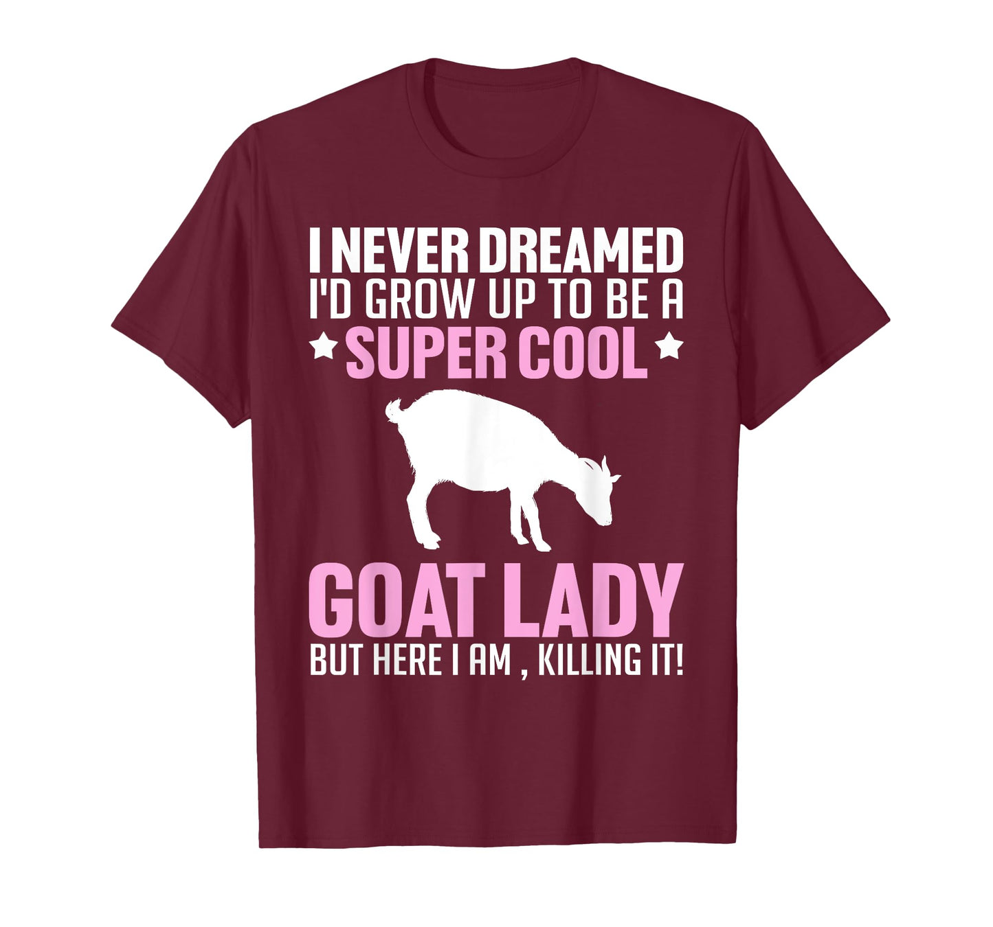 Cute Goat Art For Women Girls Kids Goat Lover Farm Whisperer T-Shirt