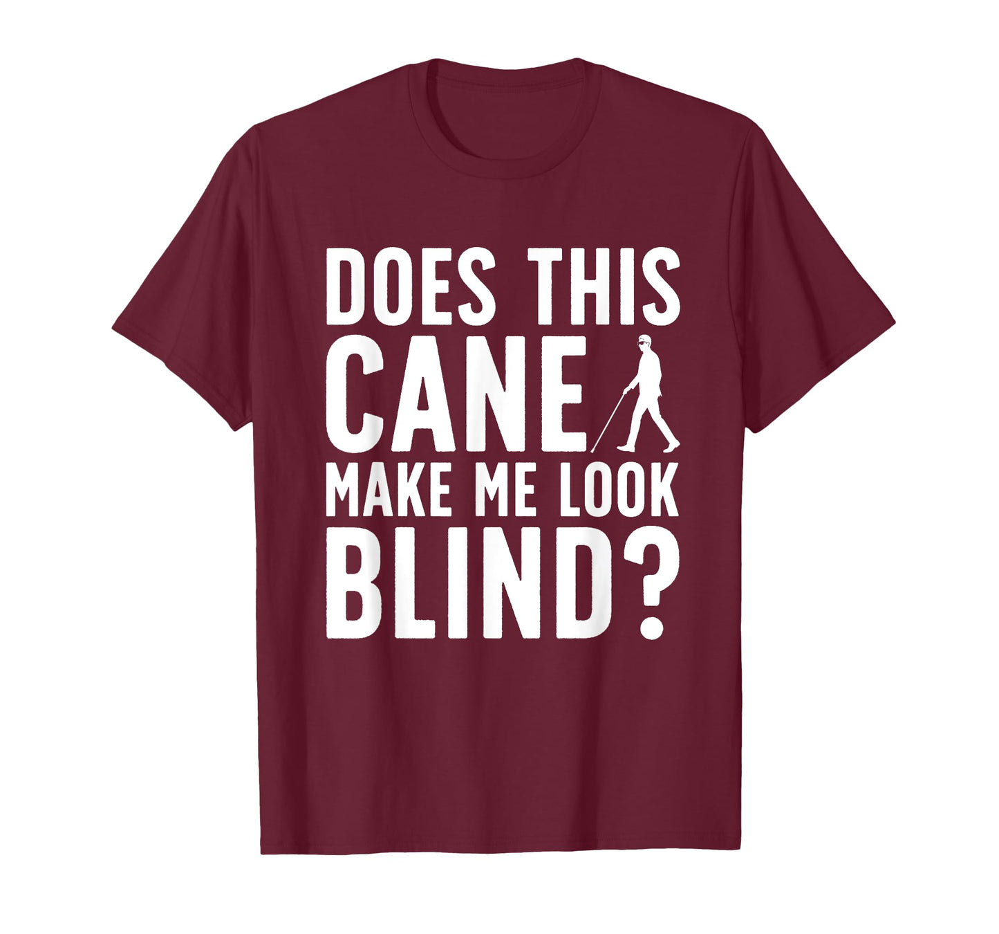 Blind Person Art For Men Women Sight Impaired Blind People T-Shirt