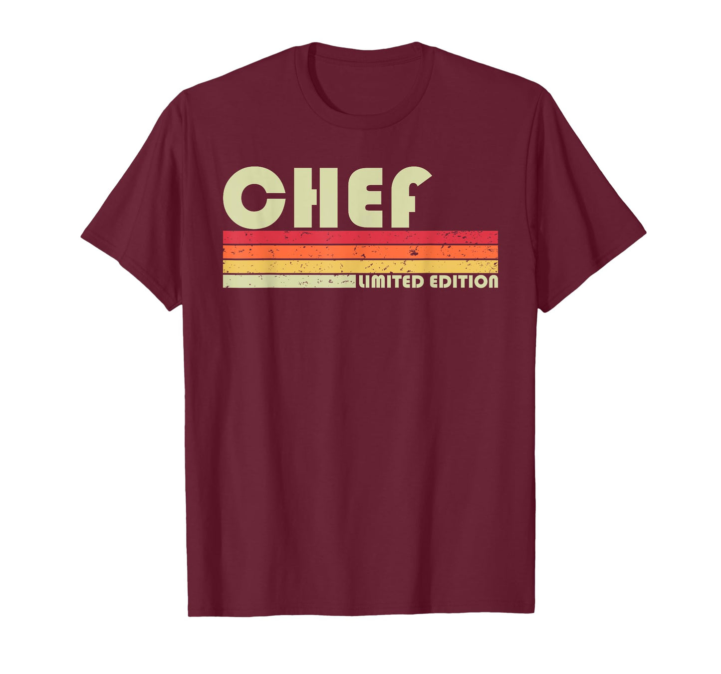Personal Christmas Retro Vintage Graduation Gifts Chef Funny Job Title Profession Birthday Worker Idea T-Shirt