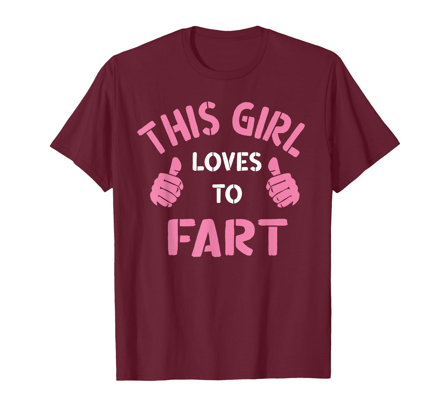 Vintage Funny Sarcastic Saying This Girl Loves To Fart T-Shirt