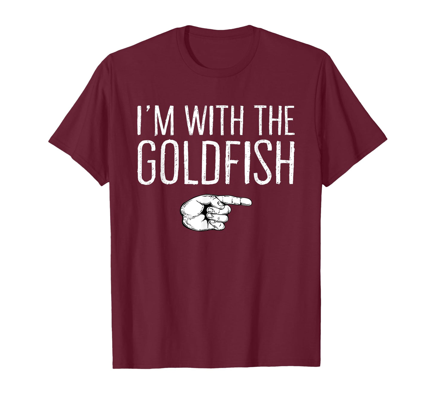 I'm With The Goldfish Matching Costume Lazy Halloween Party T-Shirt