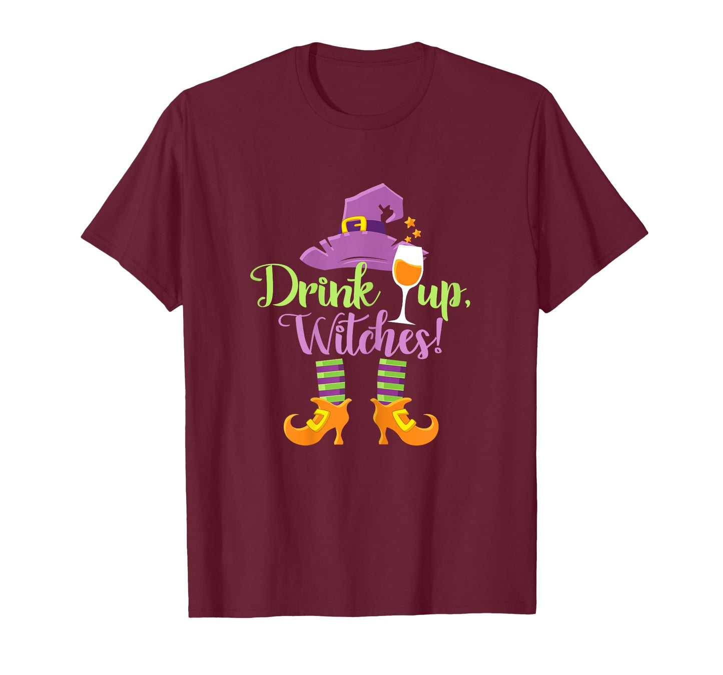 Halloween Funny Drink Up Witches T-Shirt