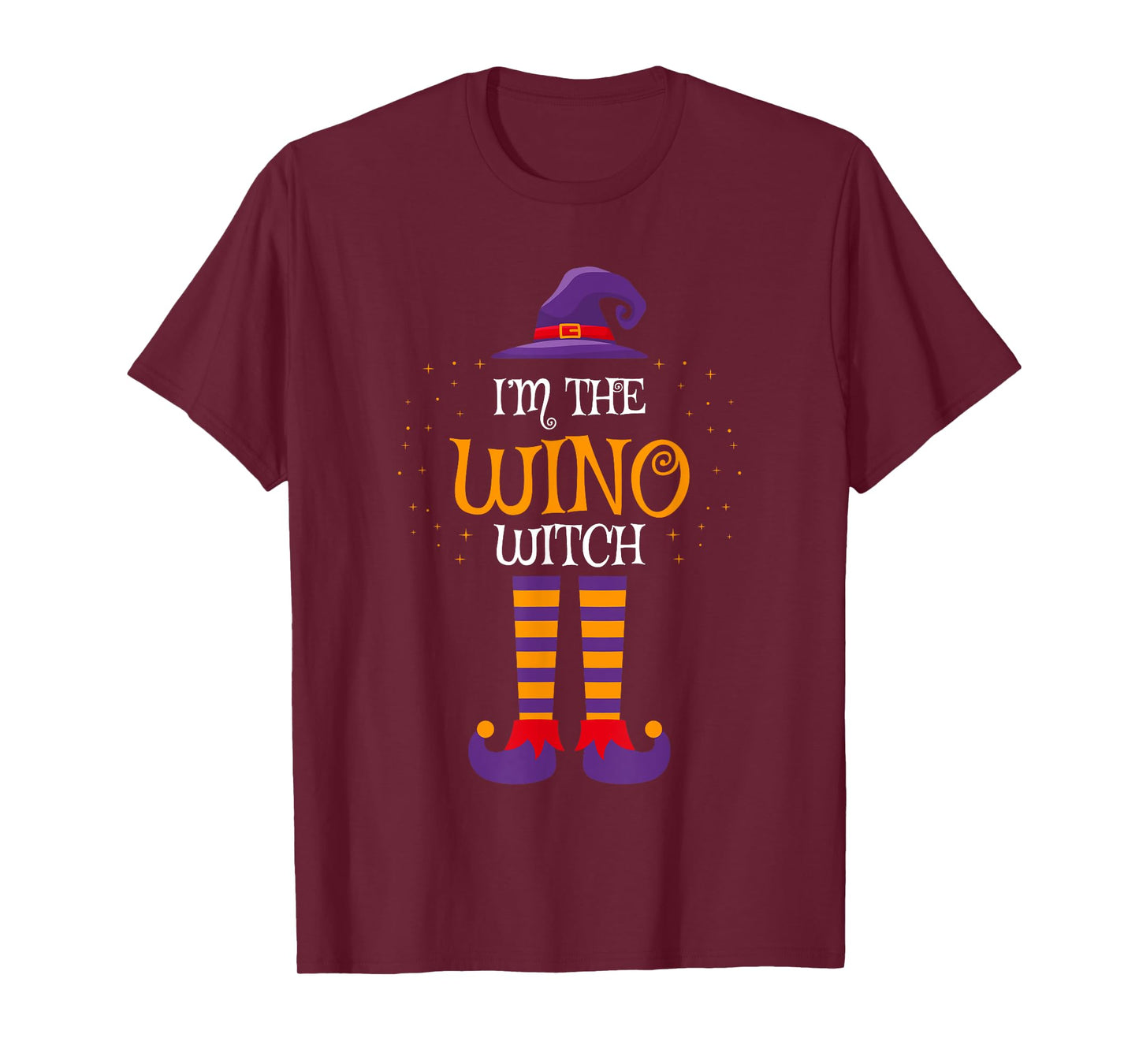 I’m The Wino Witch Halloween Family Matching Group Costume T-Shirt