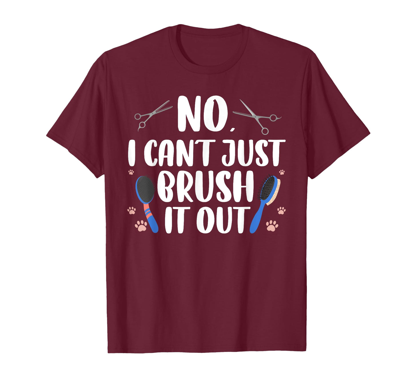 Funny Dog Grooming Art For Men Women Pet Groomer Dog Groomer T-Shirt