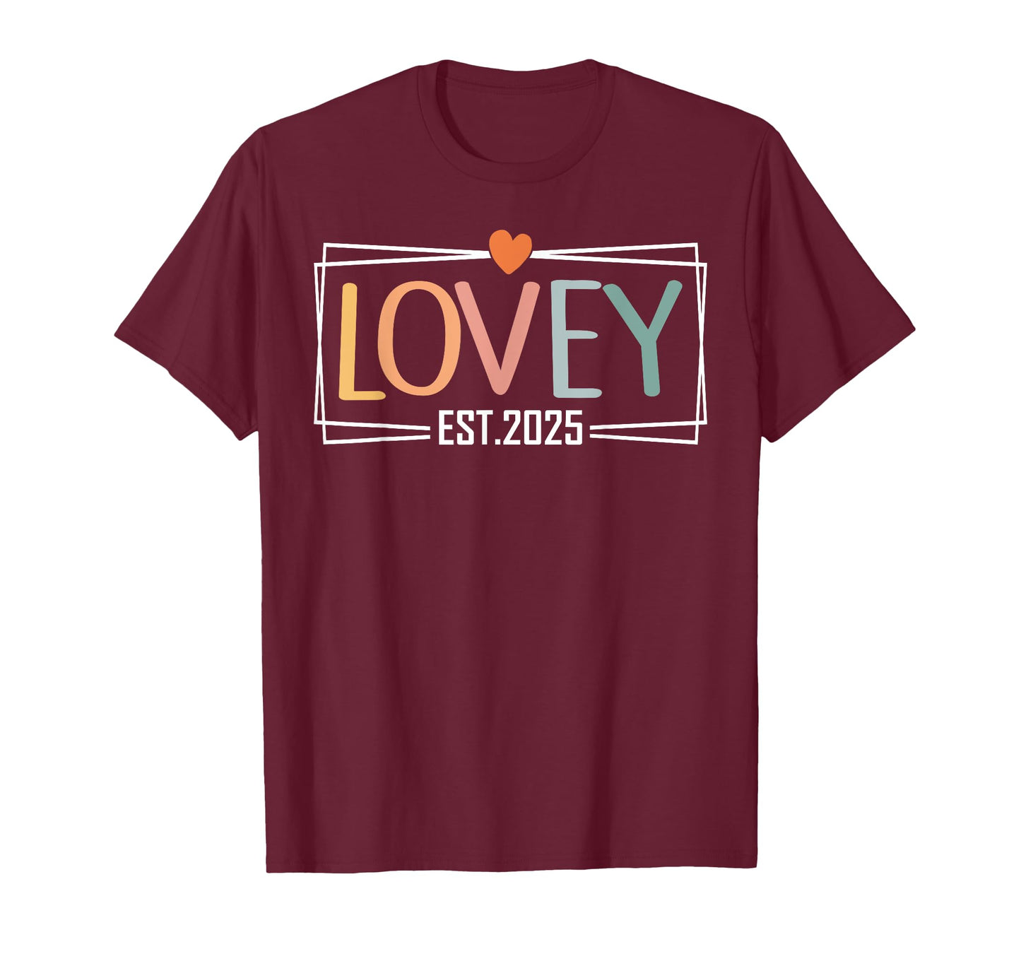 Promoted To Lovey Est 2025 Lovie Expect Baby 2025 T-Shirt