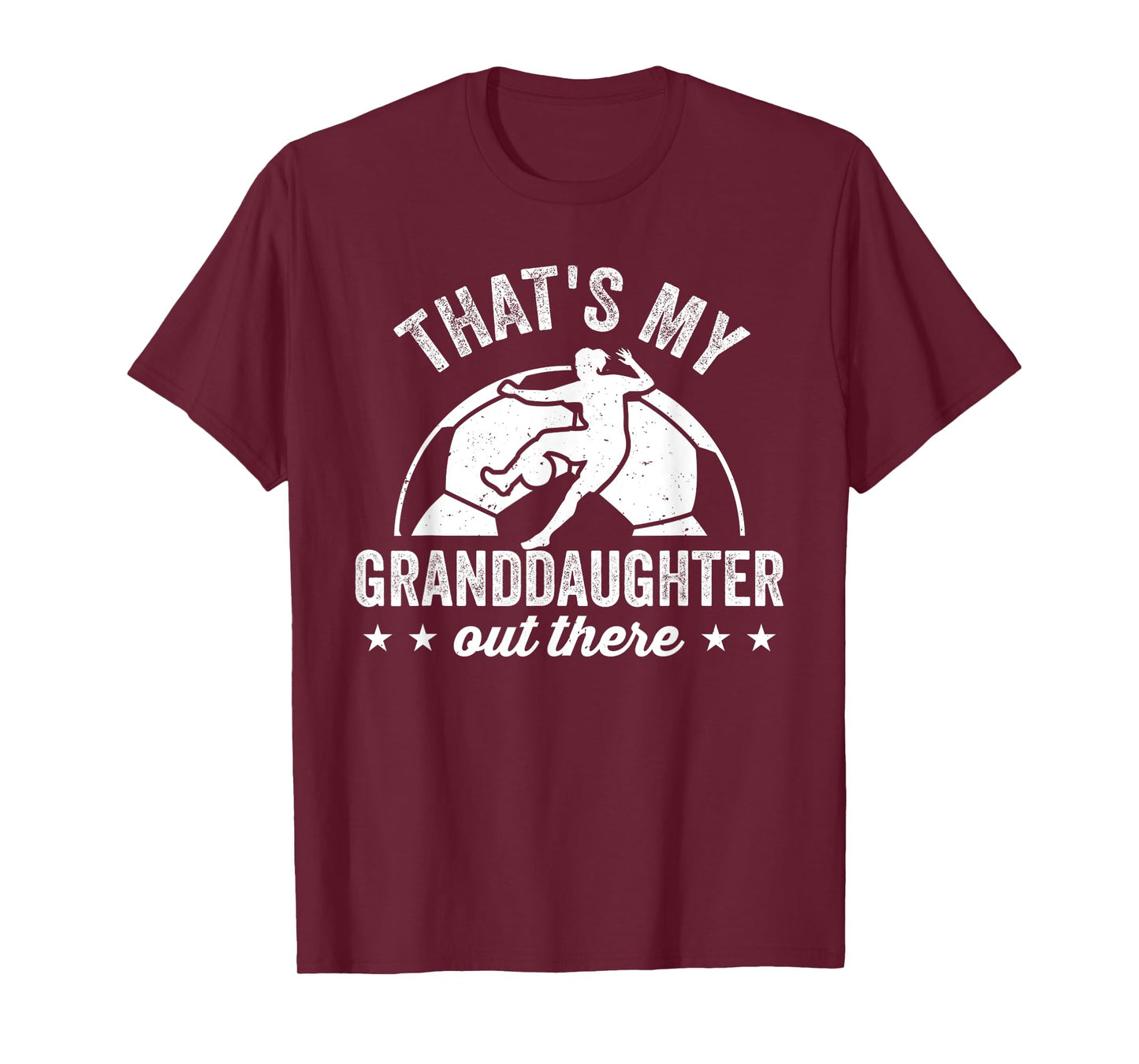 That's My Granddaughter Out There Funny Soccer Player Women T-Shirt