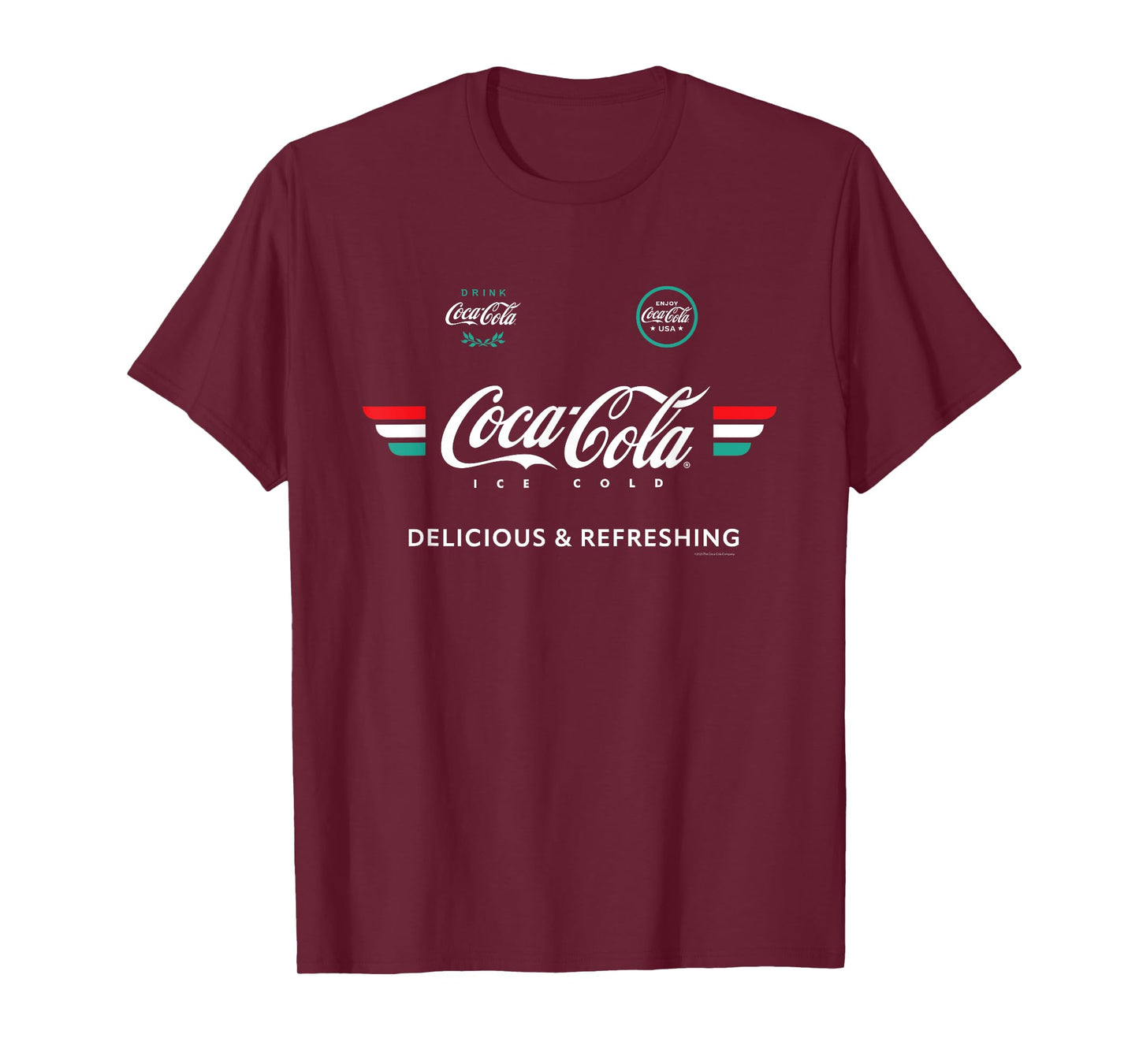 Coca-Cola Delicious & Refreshing Patch Logo T-Shirt