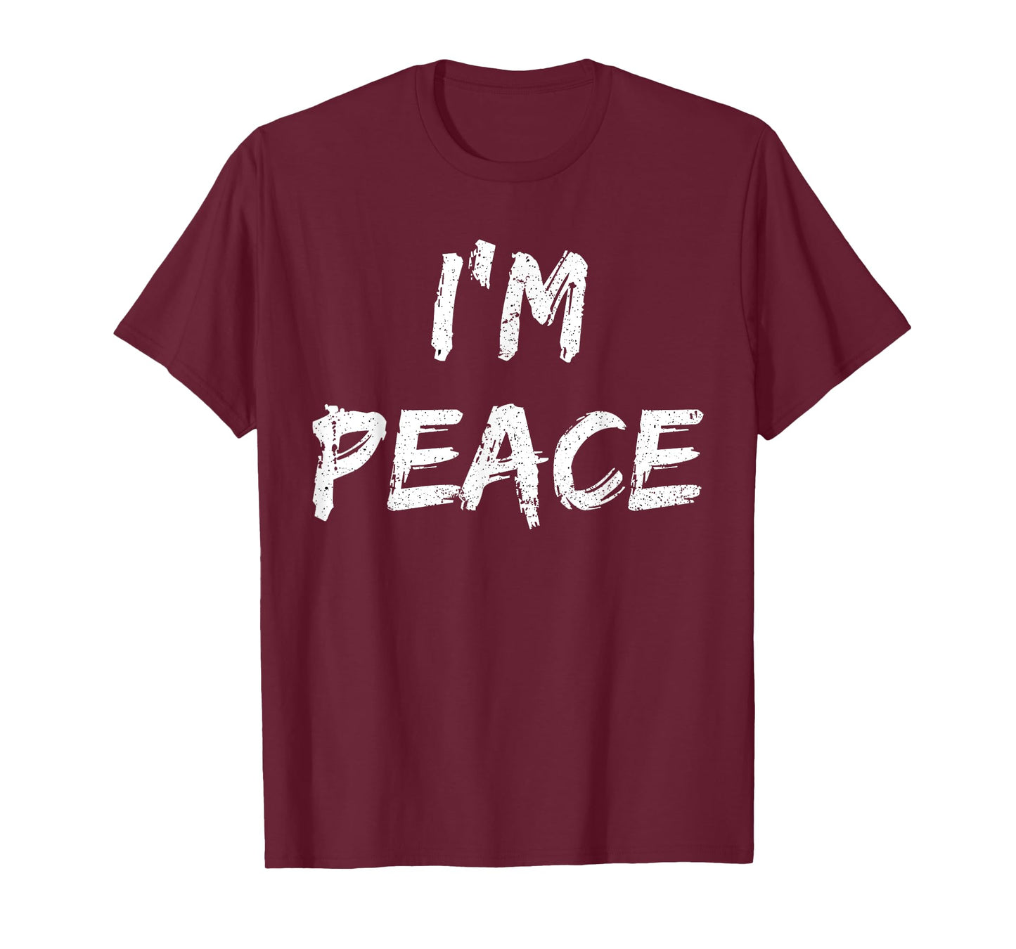 Womens Shirt I Come in Peace I'm Peace Funny Matching Couple T-Shirt