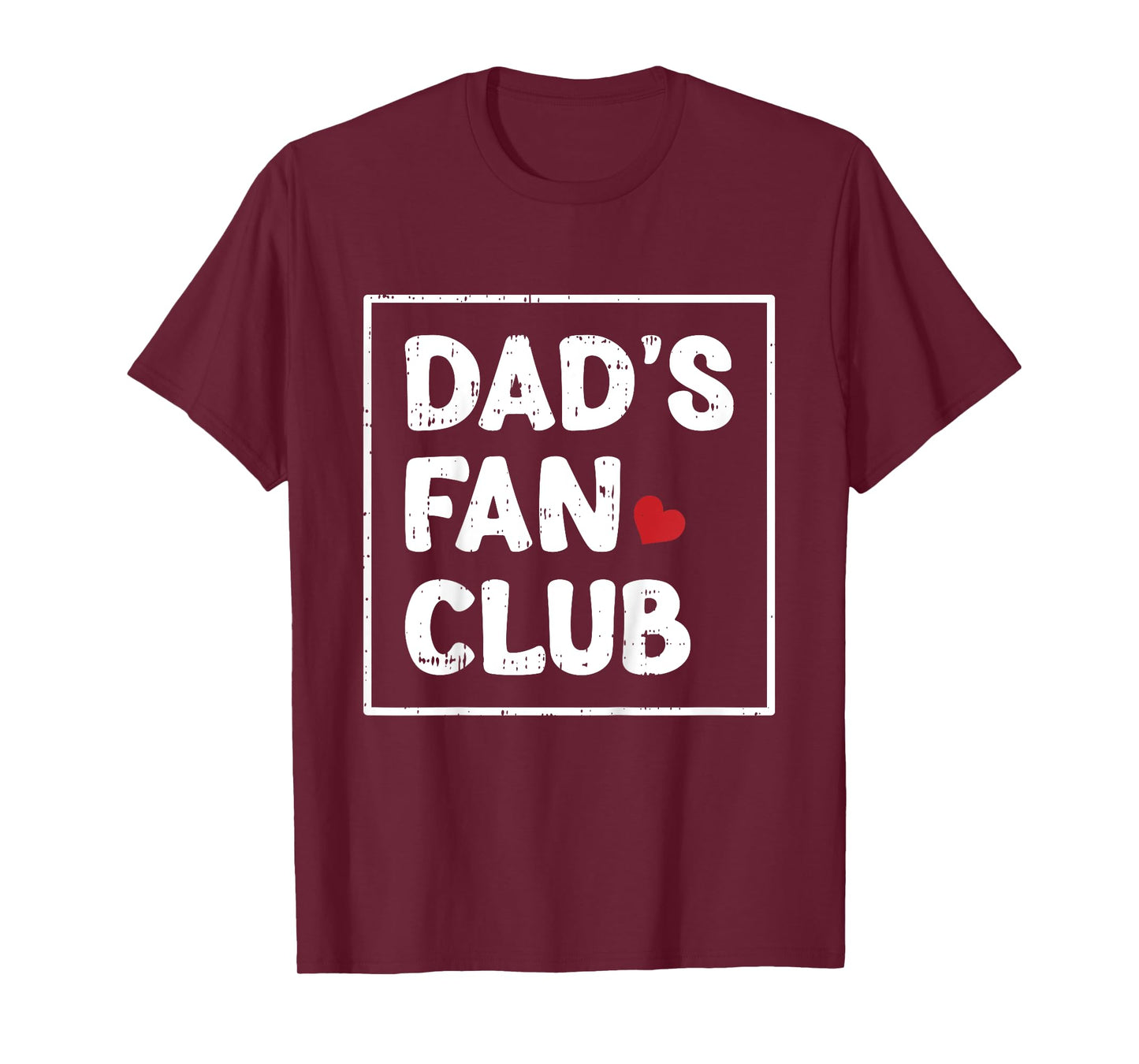 Dads Fan Club Fathers Day Baby Boys Girls Kids Toddlers T-Shirt
