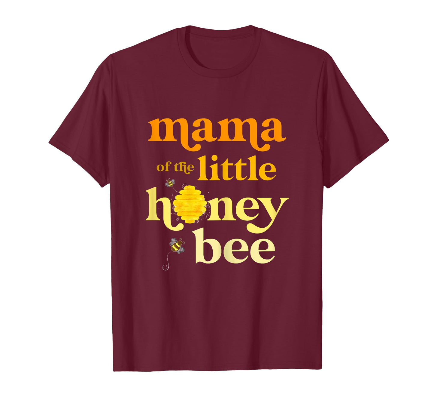 Mama of Little Honey Bee Birthday Gender Reveal Baby Shower T-Shirt