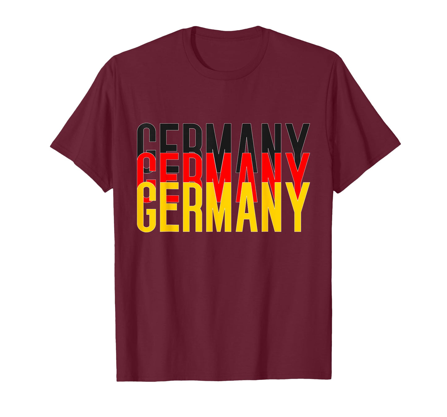 Germany Flag Heartbeat for Germany Men Women Kid Deutschland T-Shirt