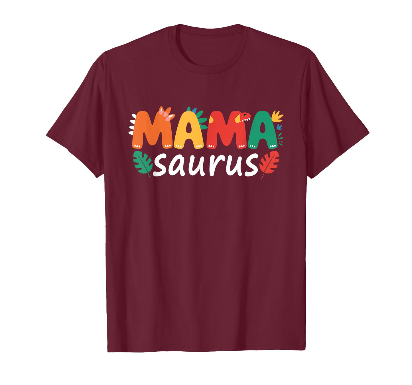 Mama Saurus Dad Dinosaur Birthday Family Matching T-Shirt