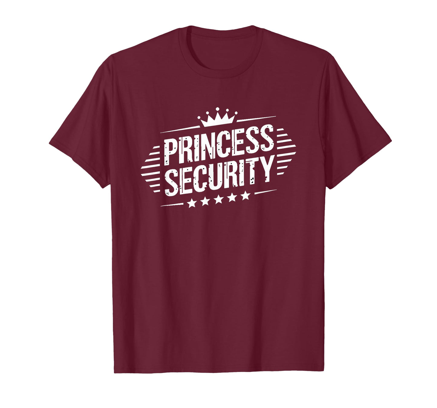 Princess Security Boys Brother Retro Birthday Dad Mom T-Shirt