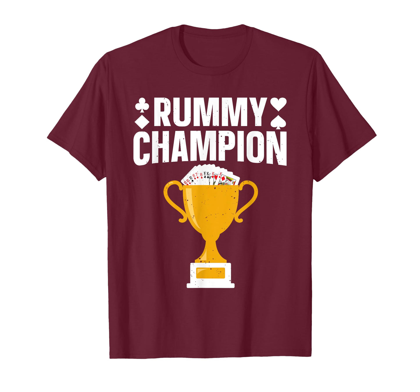 Cool Gin Rummy Design for Men Women Card Game Rummy Player T-Shirt