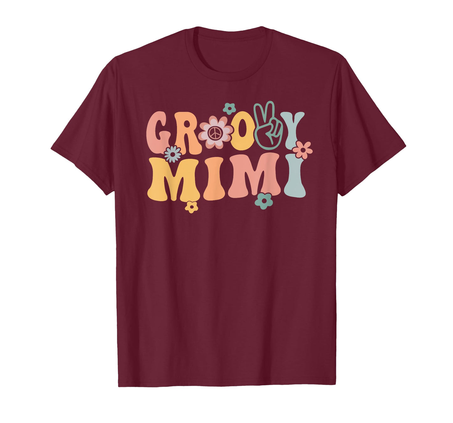 Groovy Mimi Retro Grandma Matching Family 1st Birthday Party T-Shirt