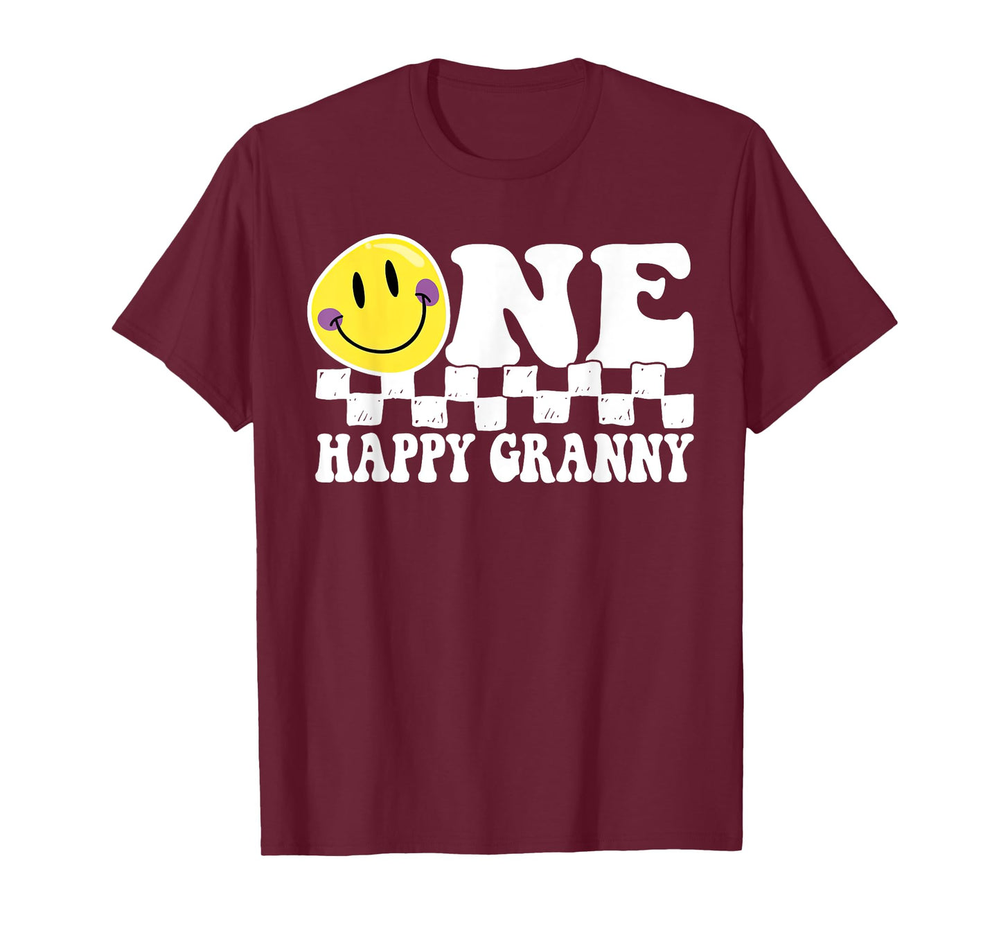 One Happy Dude Granny 1st Birthday Family Matching T-Shirt