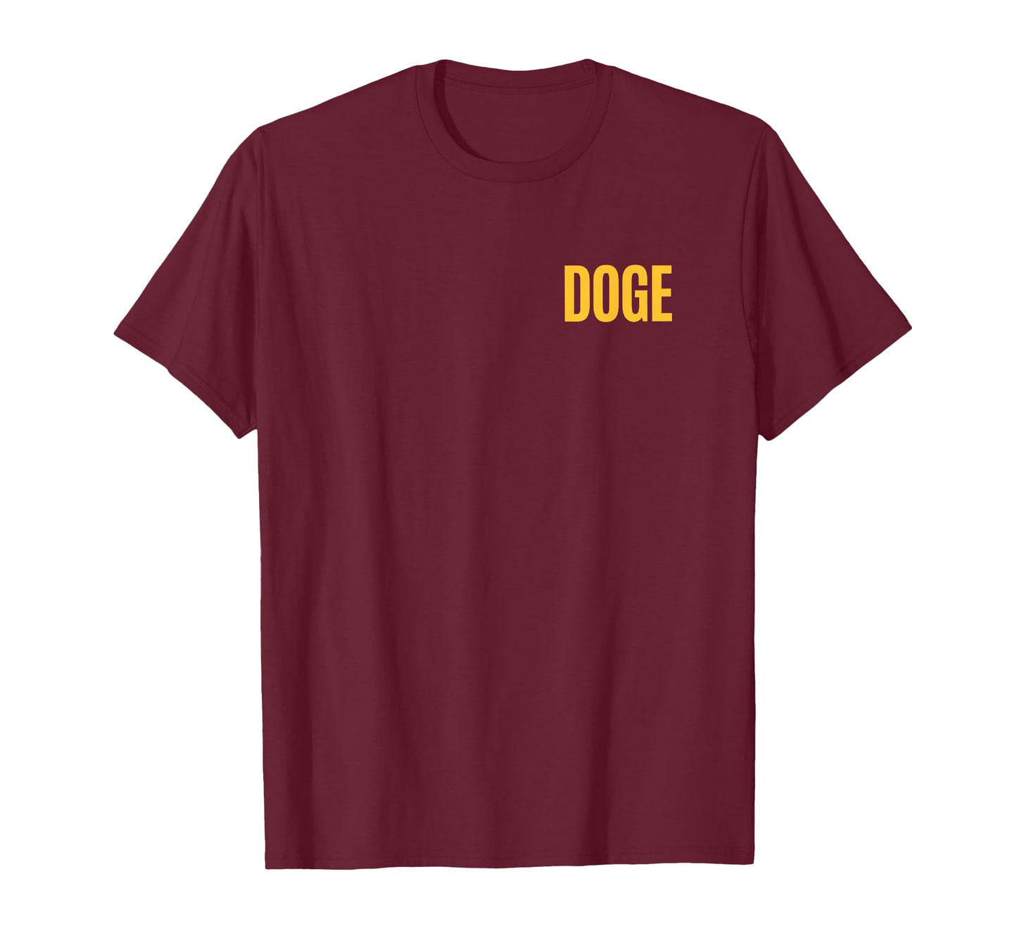 2-sided DOGE Department of Government Efficiency Front Back T-Shirt