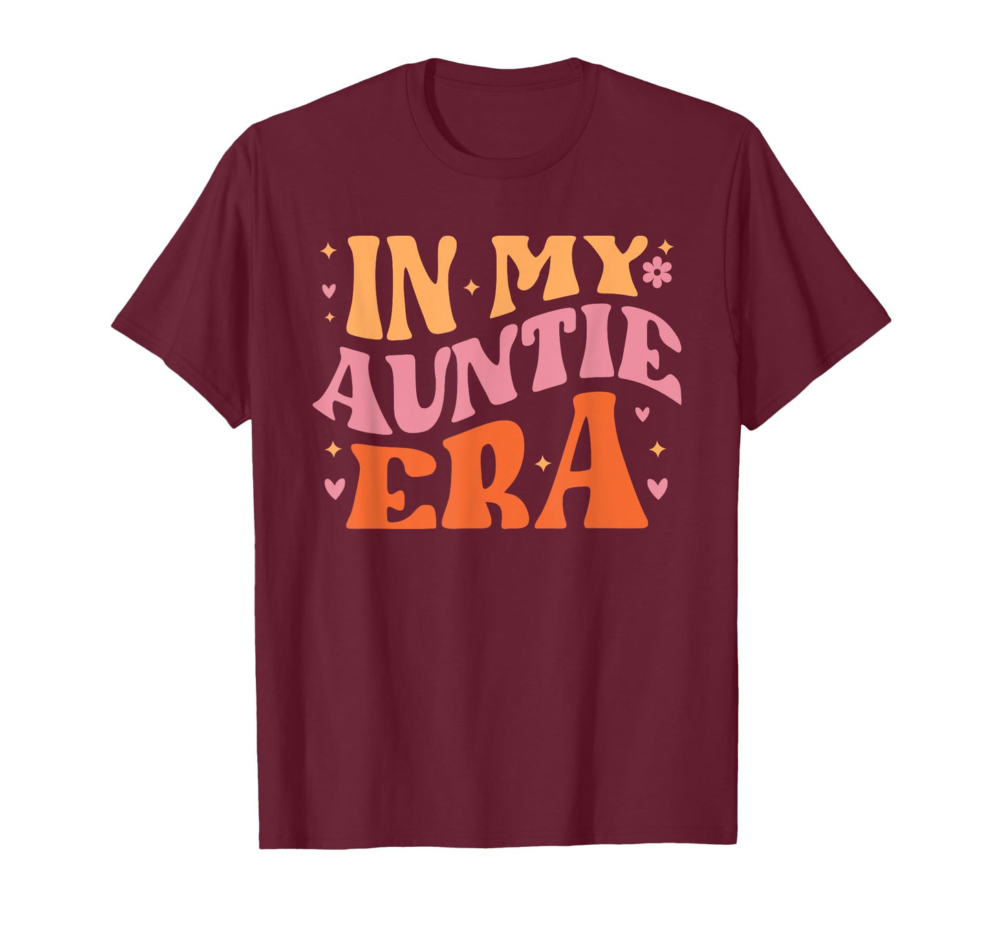 In My Auntie Era for Cute Aunt Life Retro Groovy Mothers Day T-Shirt