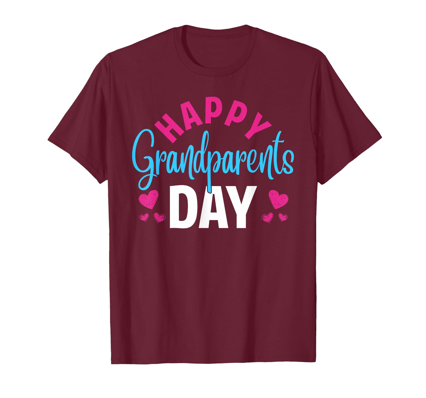Happy Grandparents Day Grandmother Grandfather Men Women T-Shirt