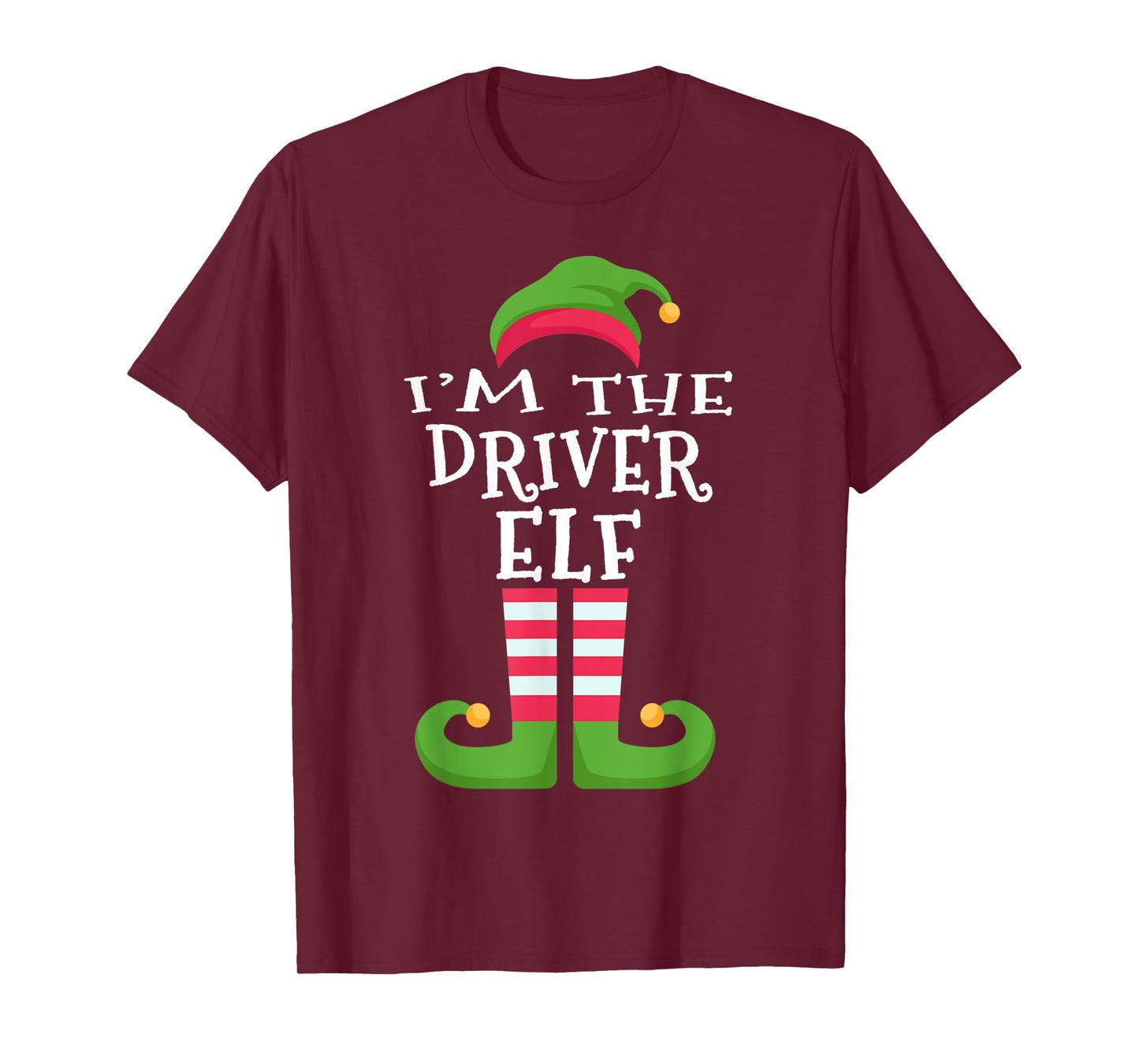 I'm The DRIVER Elf T-Shirt Family Matching Christmas T-Shirt