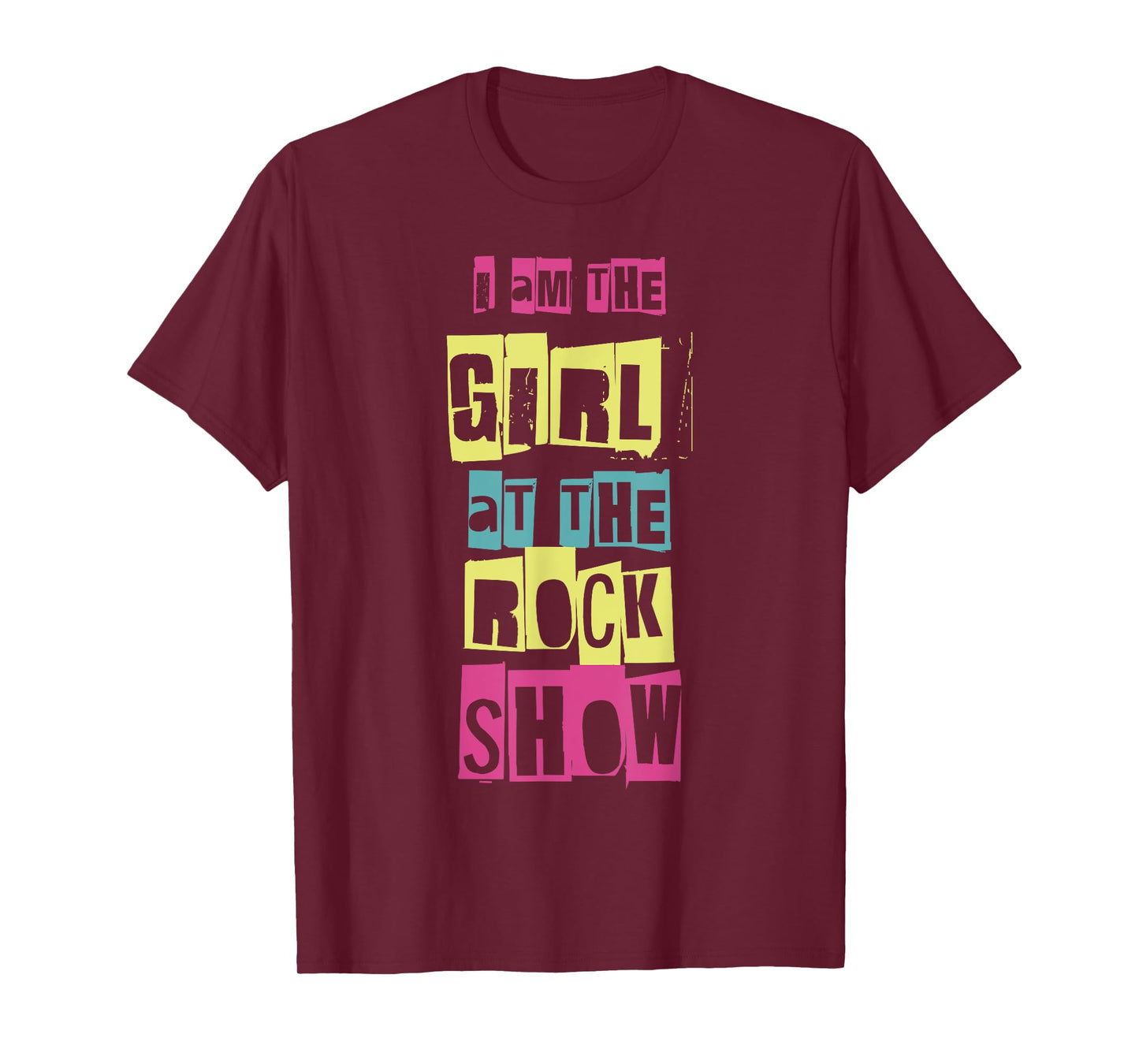 I Am The Girl At The Rock Show Funny Punk Rock Music Lover T-Shirt
