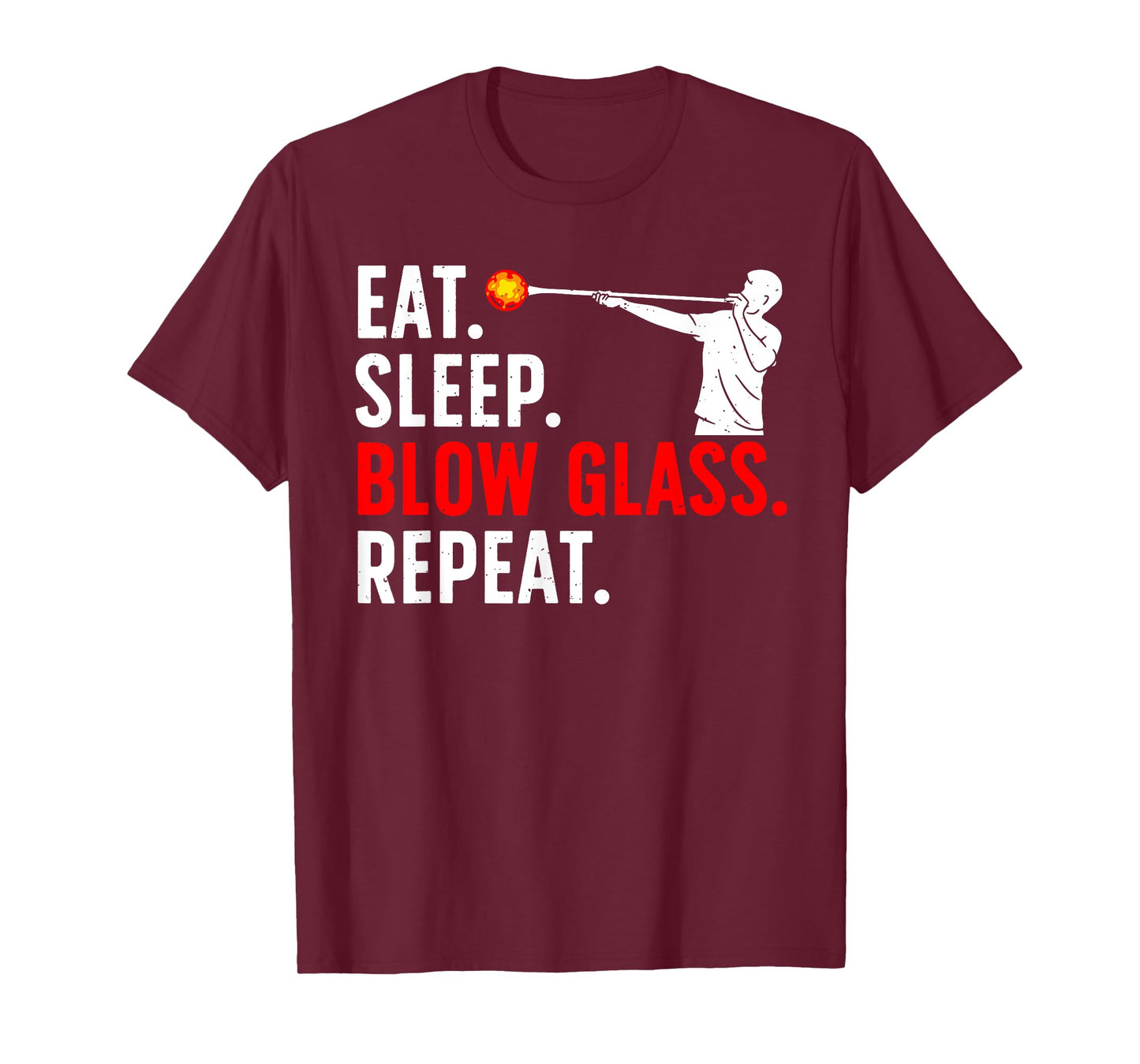 Funny Glassblowing For Men Women Glass Blowing Glassblower T-Shirt
