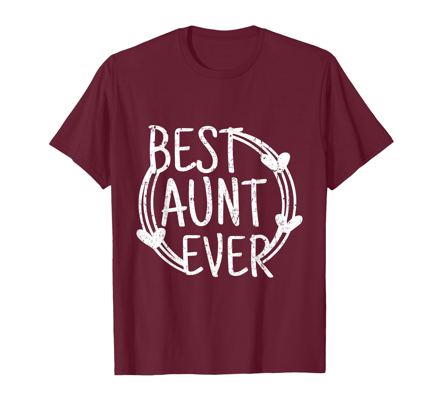 Best Aunt Ever Vintage Distressed T-Shirt