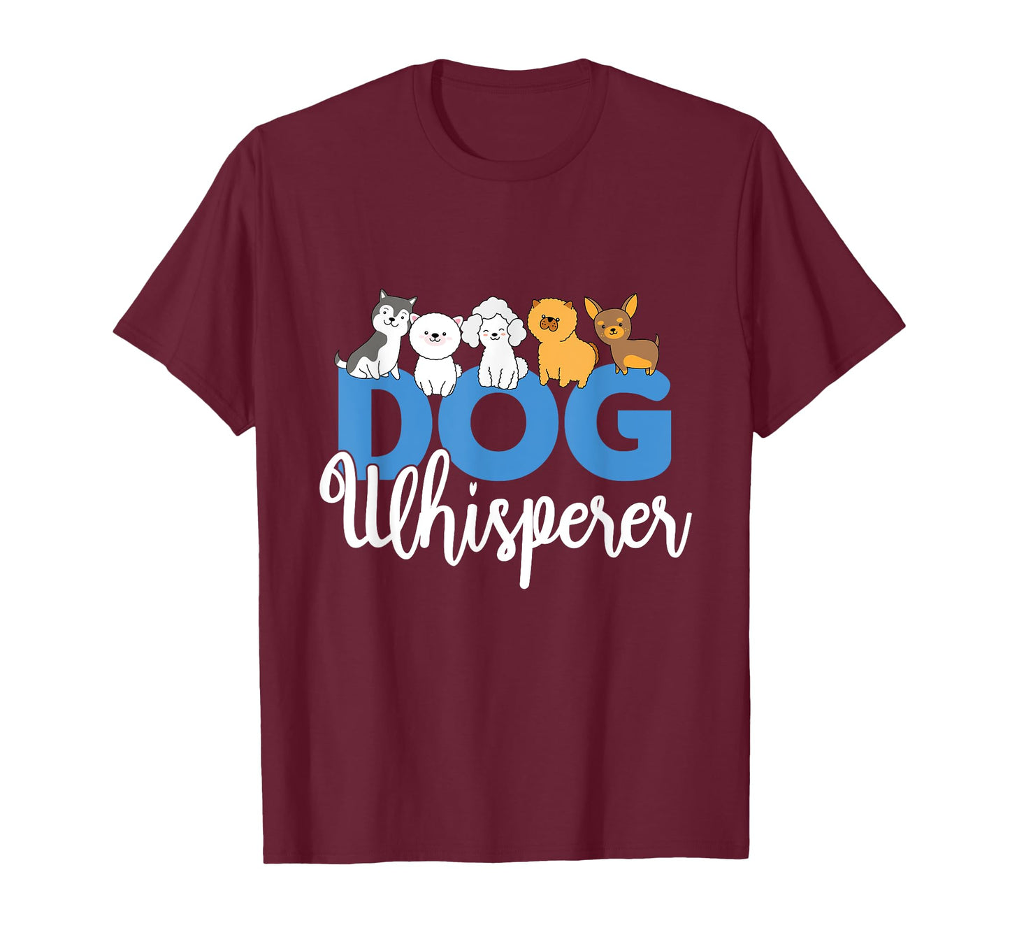 Dog Trainer Whisperer Dogs Training Animal School Behavior T-Shirt