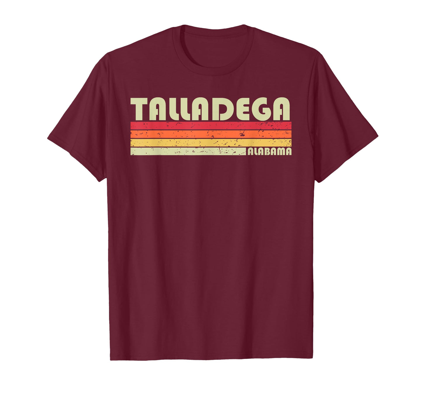 TALLADEGA AL ALABAMA Funny City Home Roots Gift Retro 80s T-Shirt