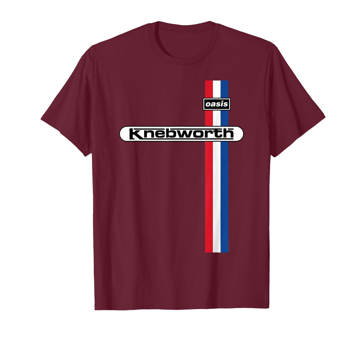 Oasis Navy T-Shirt for Unisex-Adults, Small, Blue, Short Sleeve, Crew Neck, Classic Fit