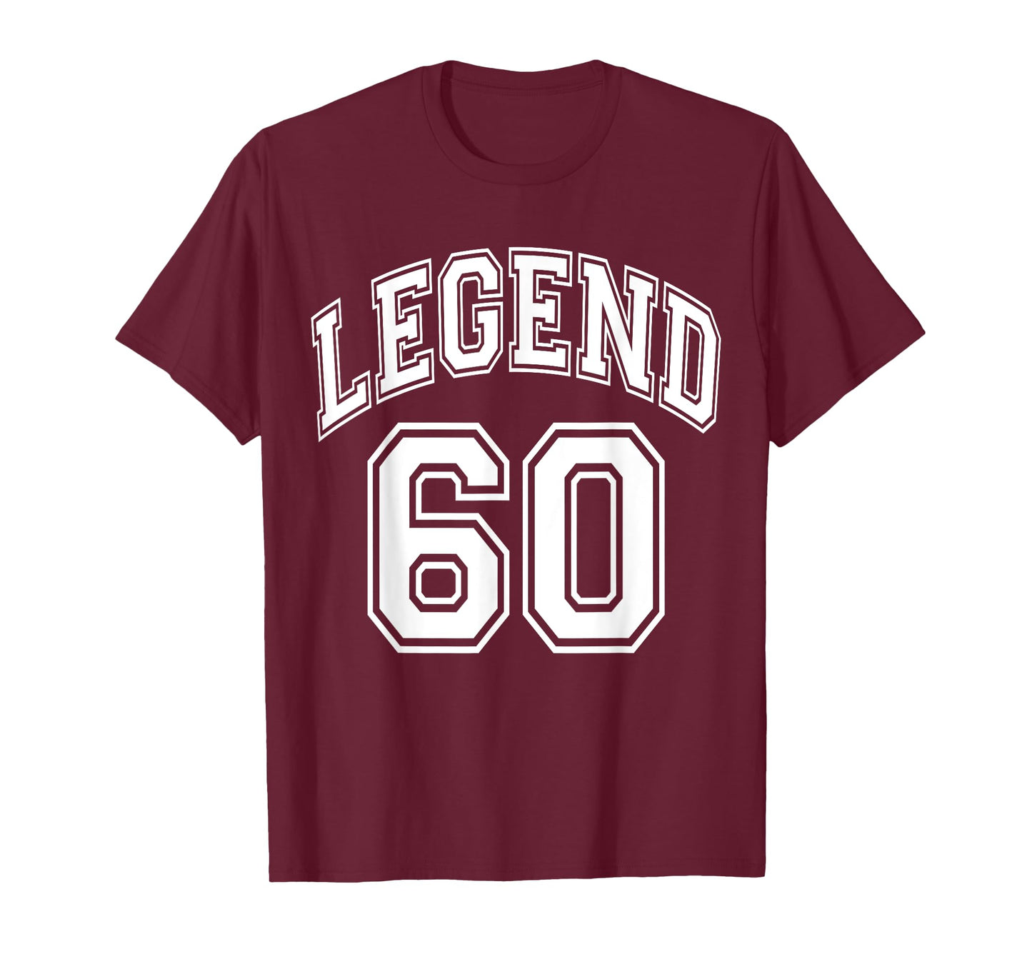 Legend 60 Number Varsity Team - 60th Birthday & 60 Years Old T-Shirt