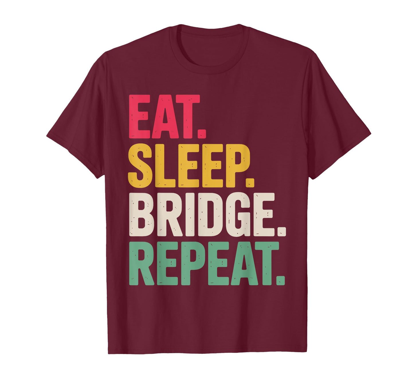 Cool Bridge Player Art for Men Women Card Game Player Bridge T-Shirt