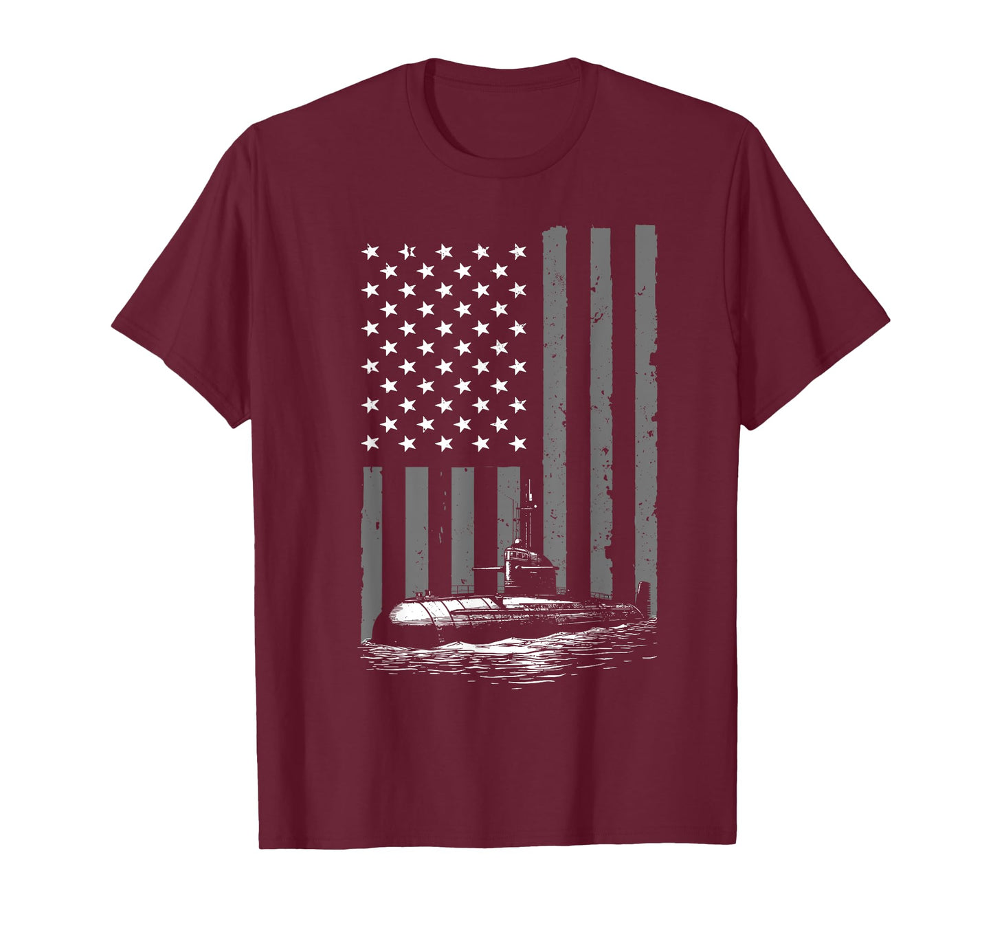 Funny Submarine Design For Men Submariner Submarine Veteran T-Shirt
