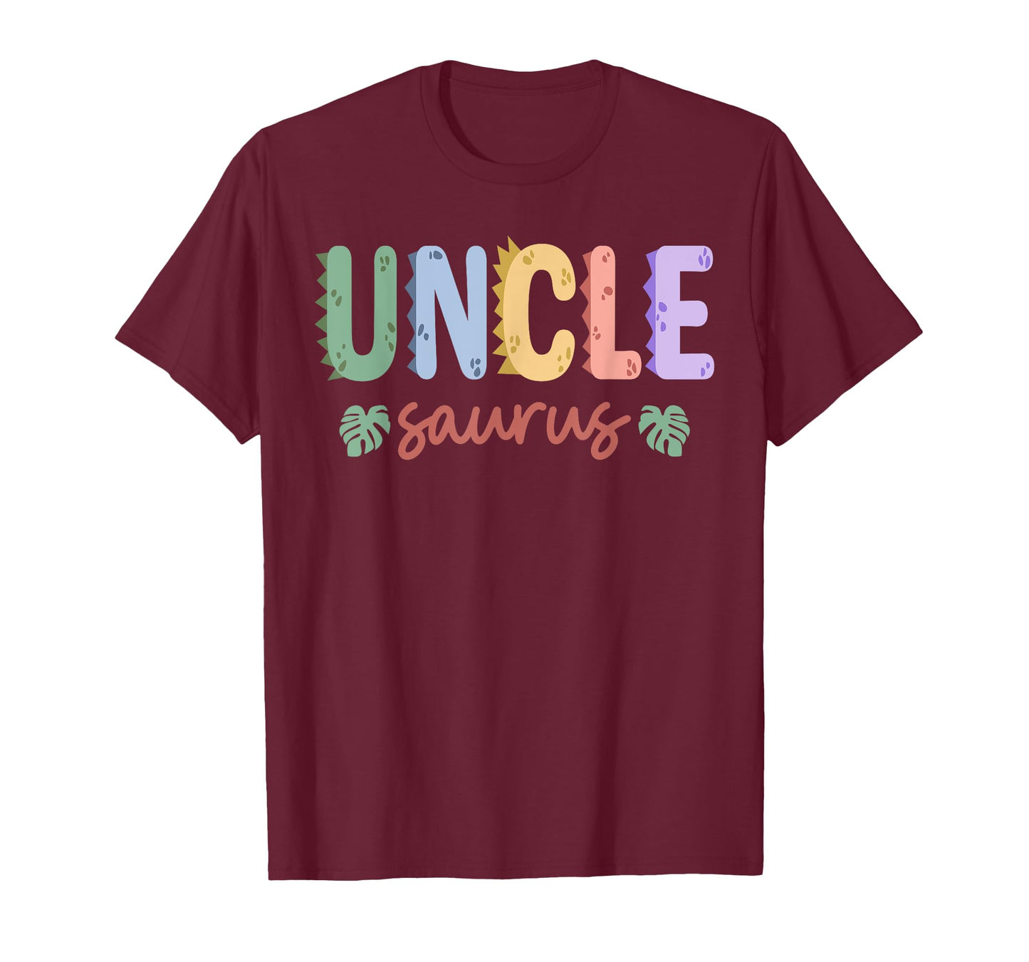 Uncle Saurus Rex Dinosaur Birthday Squad Crew Family T-Shirt
