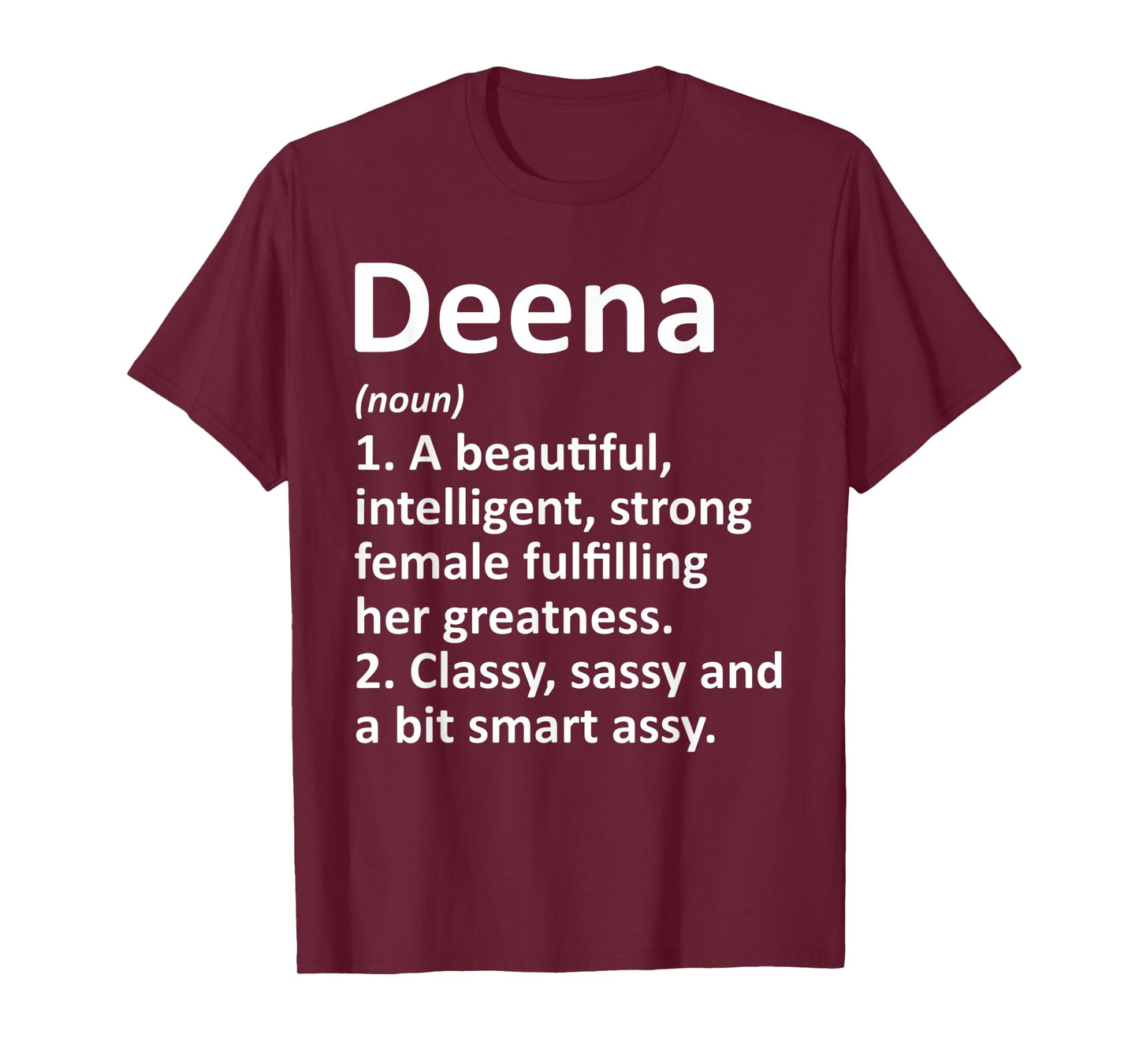 DEENA Definition Personalized Name Funny Christmas Gift T-Shirt