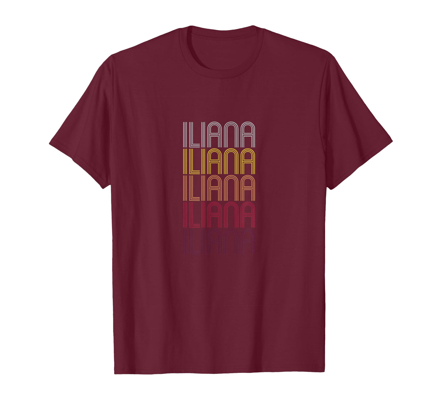 Iliana Personalized First Name Surname T-Shirt