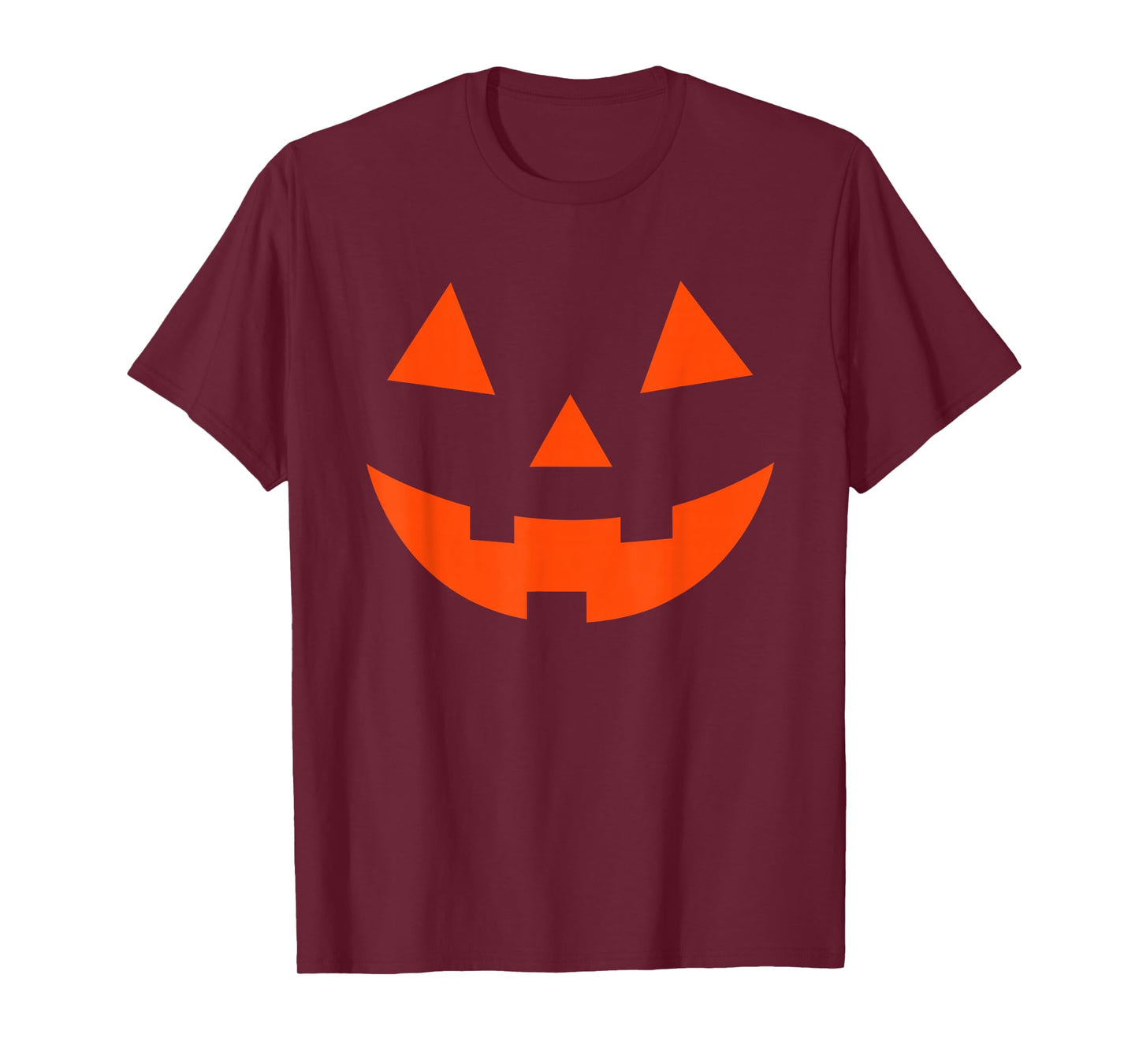 Jack O Lantern Face Kids Men Adult Pumpkin Halloween Costume T-Shirt