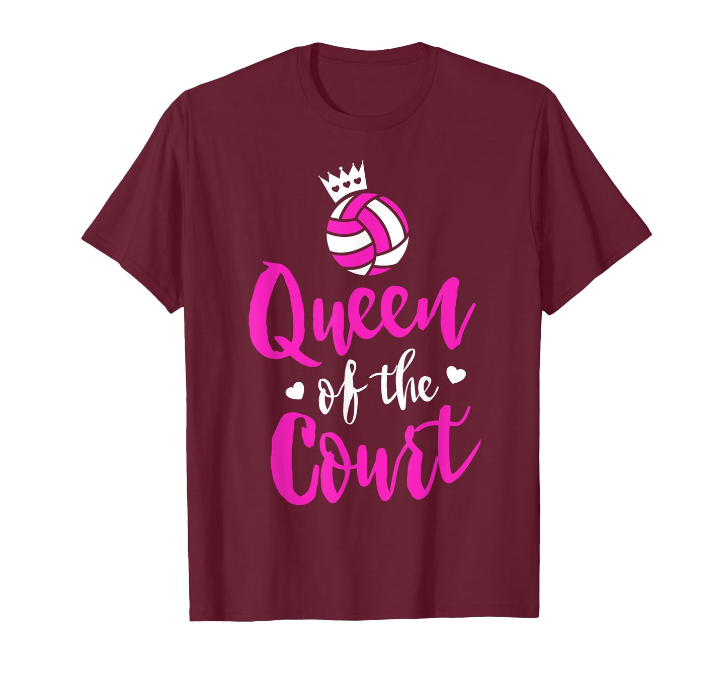 Volleyball Queen Shirt for Girls Cute Player Coach Gift Idea T-Shirt
