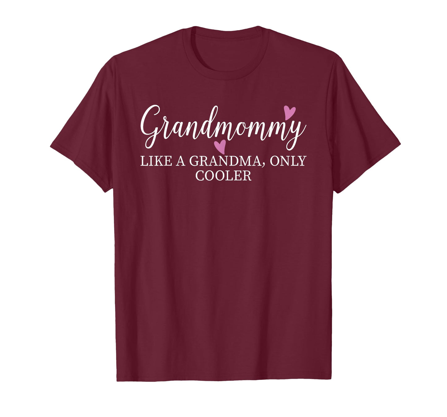 Grandmommy Like A Grandma Only Cooler Heart Mother's Day T-Shirt