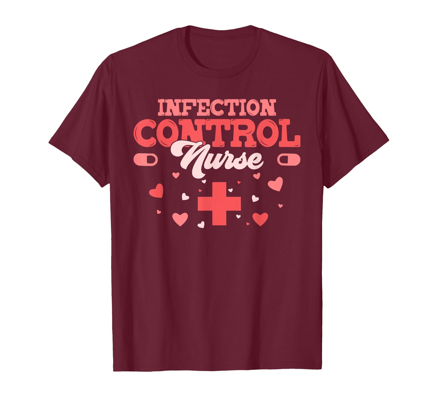 Infection Control Nurse Groovy Nursing Men Women T-Shirt