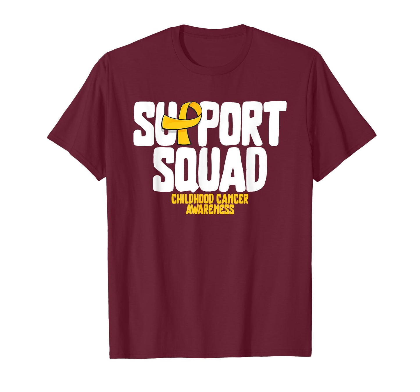 Childhood Cancer Support Squad Childhood Cancer Awareness T-Shirt