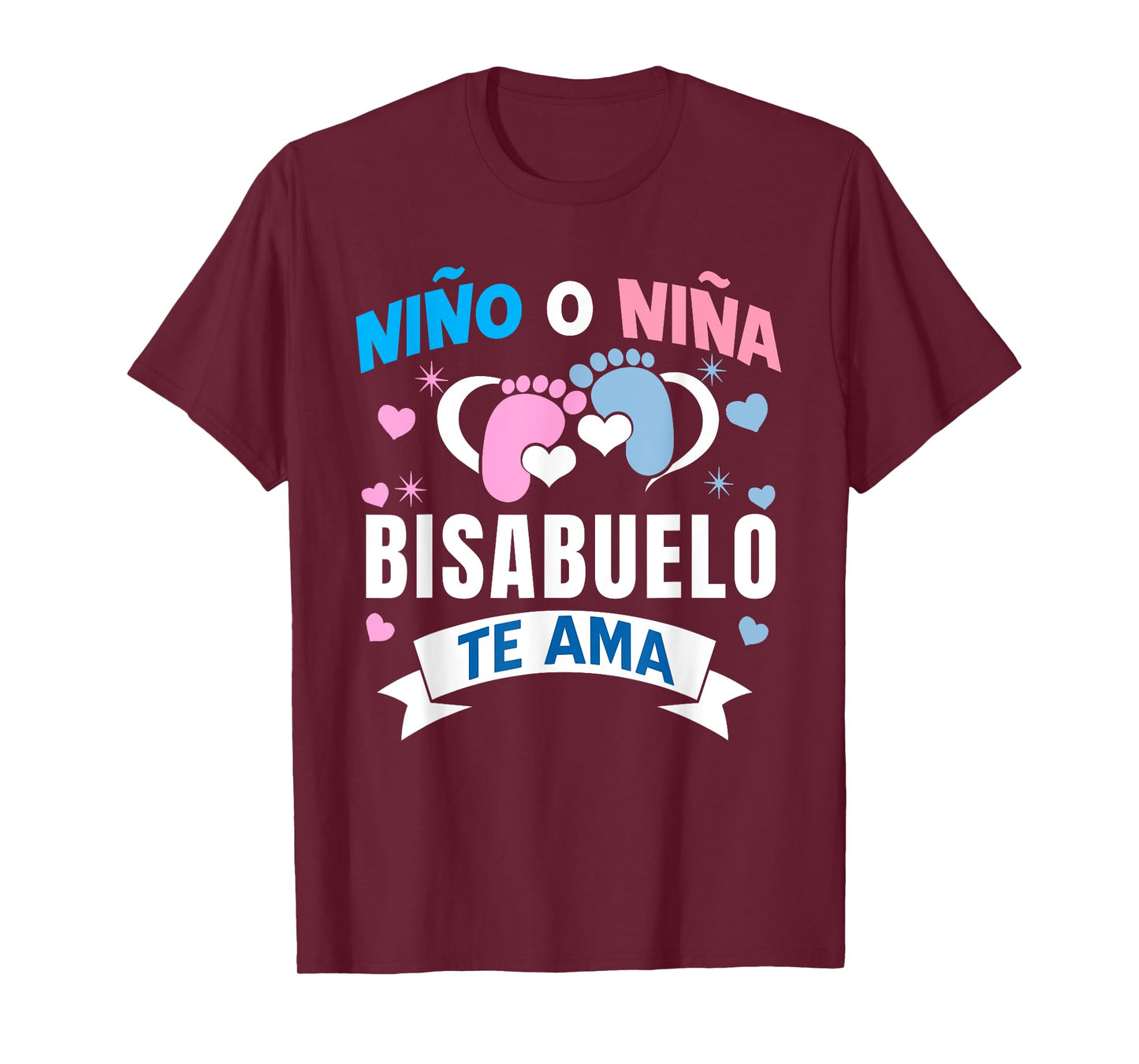 Niño o Niña Bisabuelo Te Ama Gender Reveal In Spanish T-Shirt