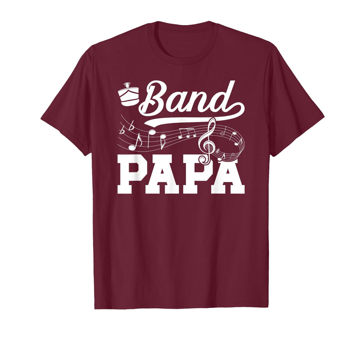 Band Papa Proud Marching Band Papa Grandpa T-Shirt