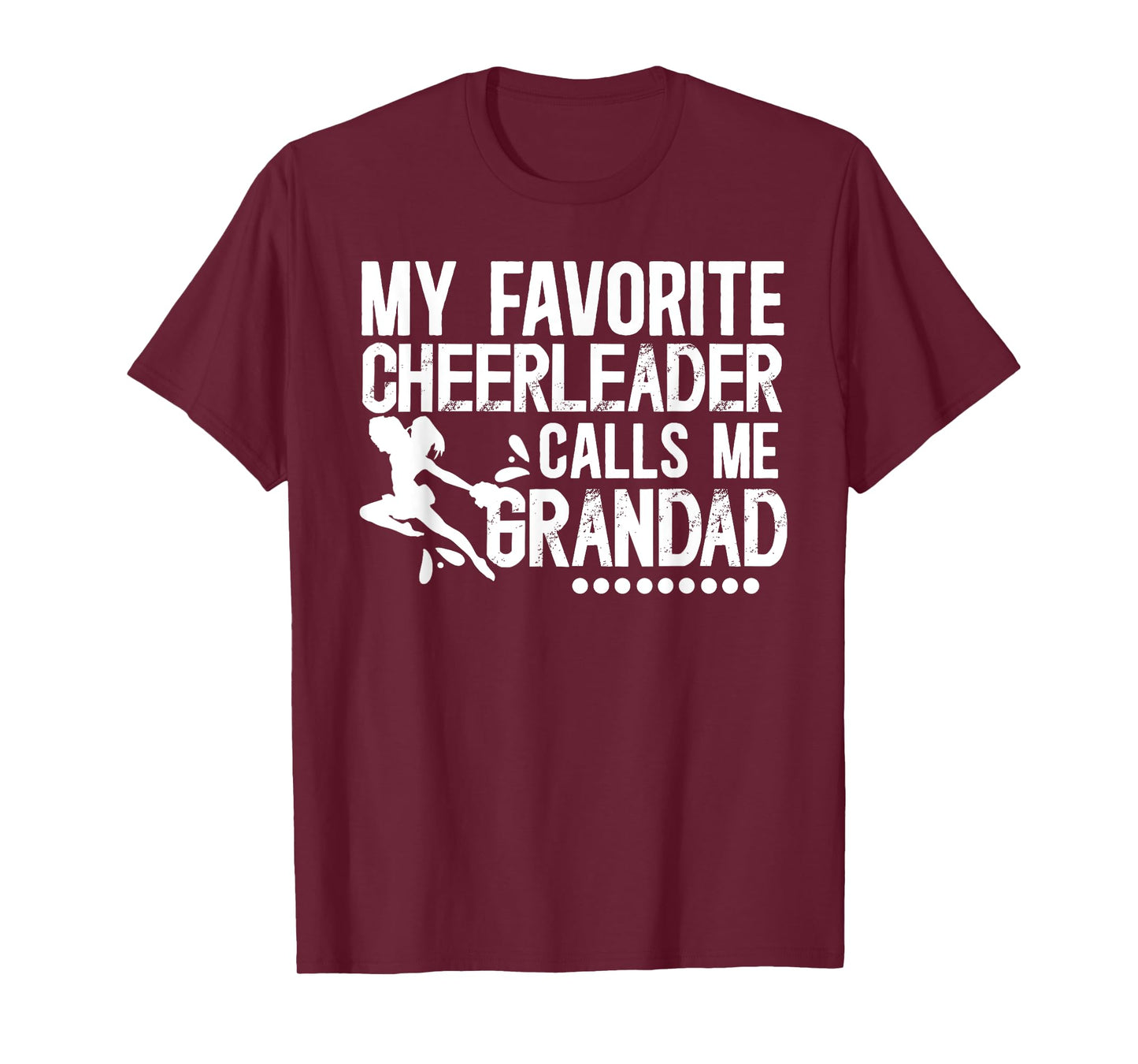 My Favorite Cheerleader Grandad Cheer Grandad Grandpa T-Shirt