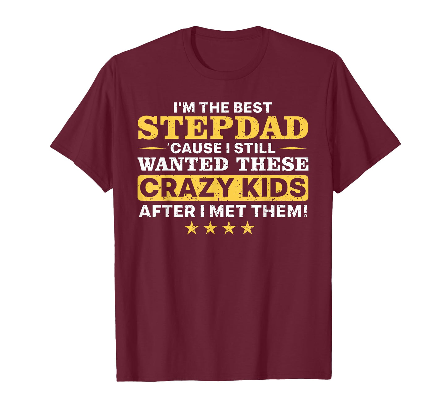 Cool Stepdad For Men Father Step Dad Parenthood Stepfather T-Shirt