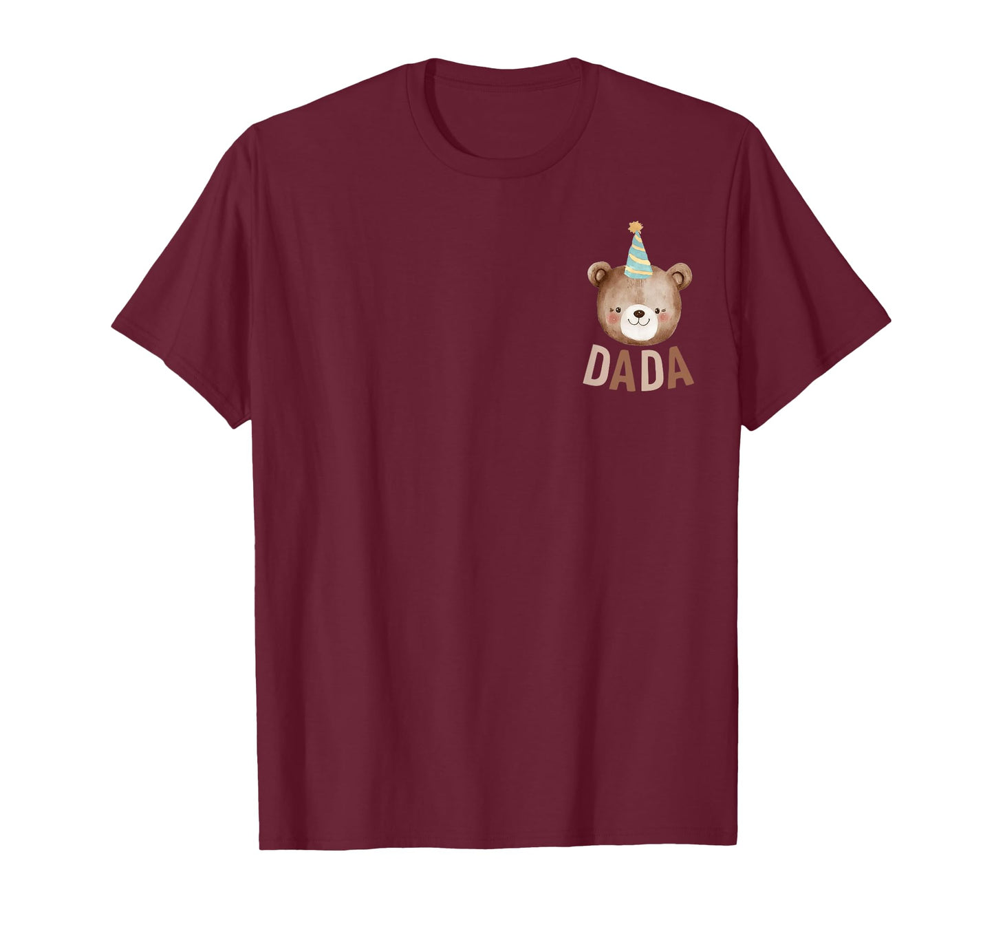 Dada Teddy Bear 1st Birthday Boy Girl Family Matching Party T-Shirt