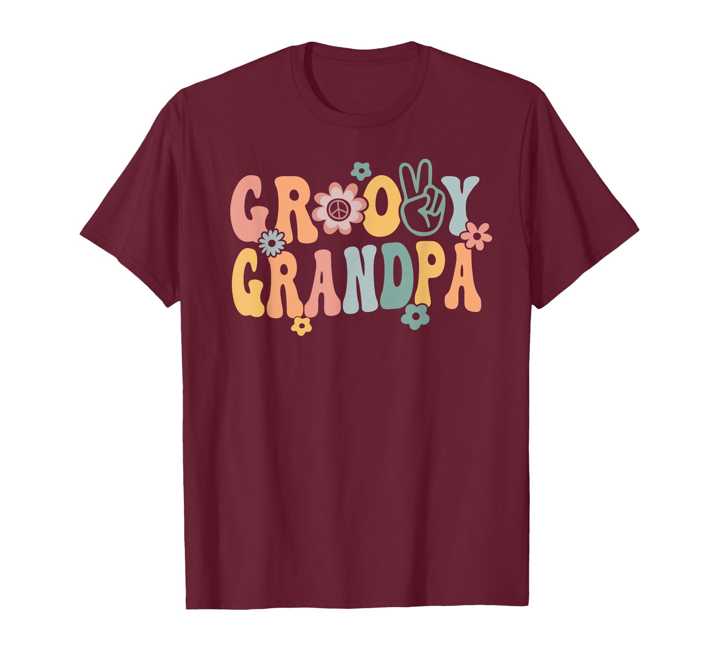 Groovy Grandpa Retro Opa Matching Family 1st Birthday Party T-Shirt